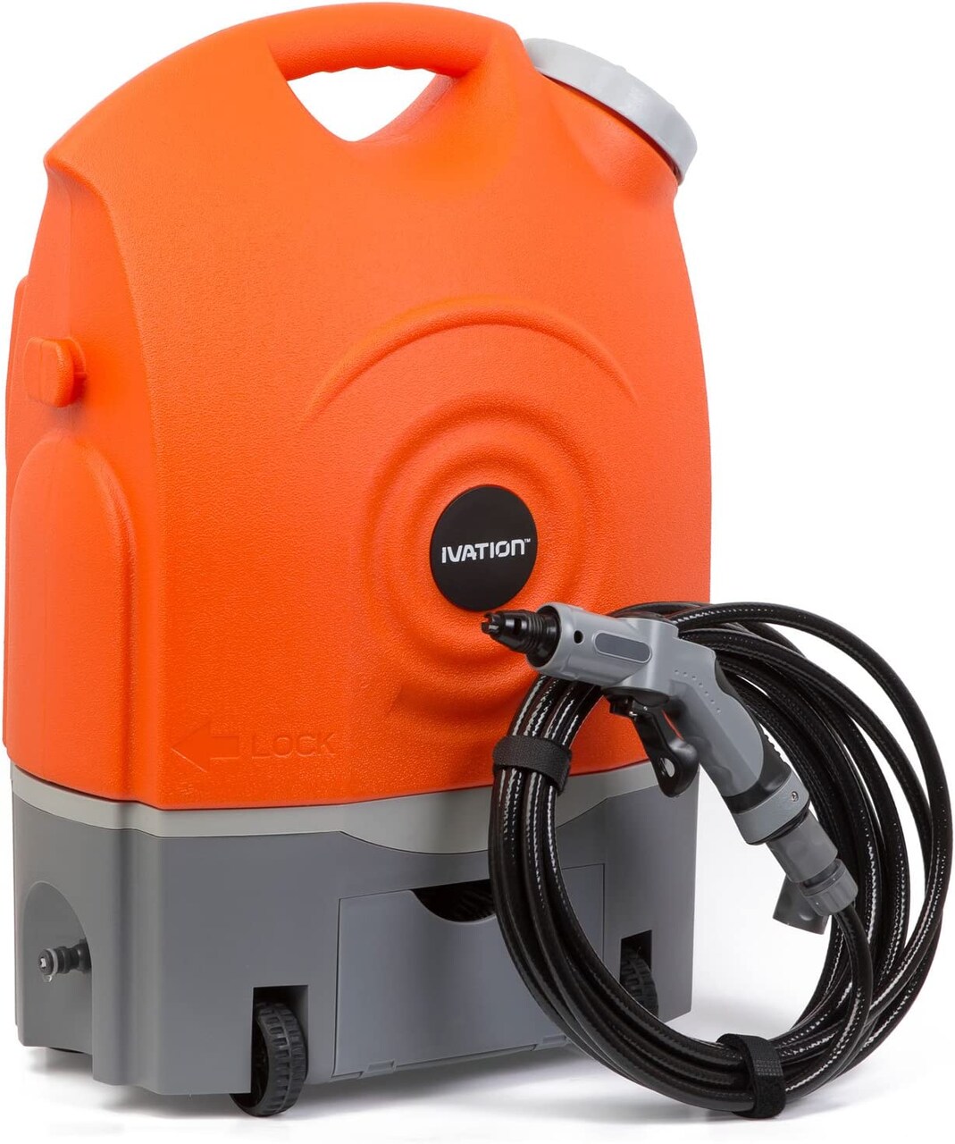 Ivation Multipurpose Electric Pressure Washer w/Water Tank, Rechargeable Battery Portable Washer